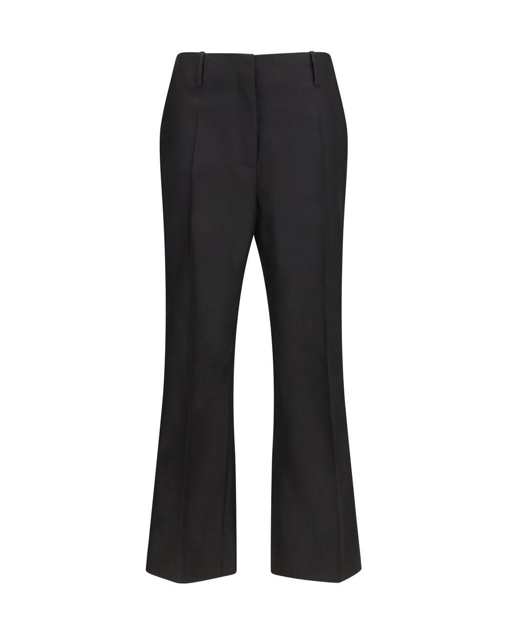 Dries Van Noten Black Cropped Tailored Pants