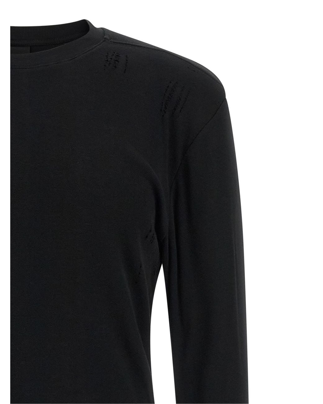 Thom Krom Black Cotton T-Shirt for men