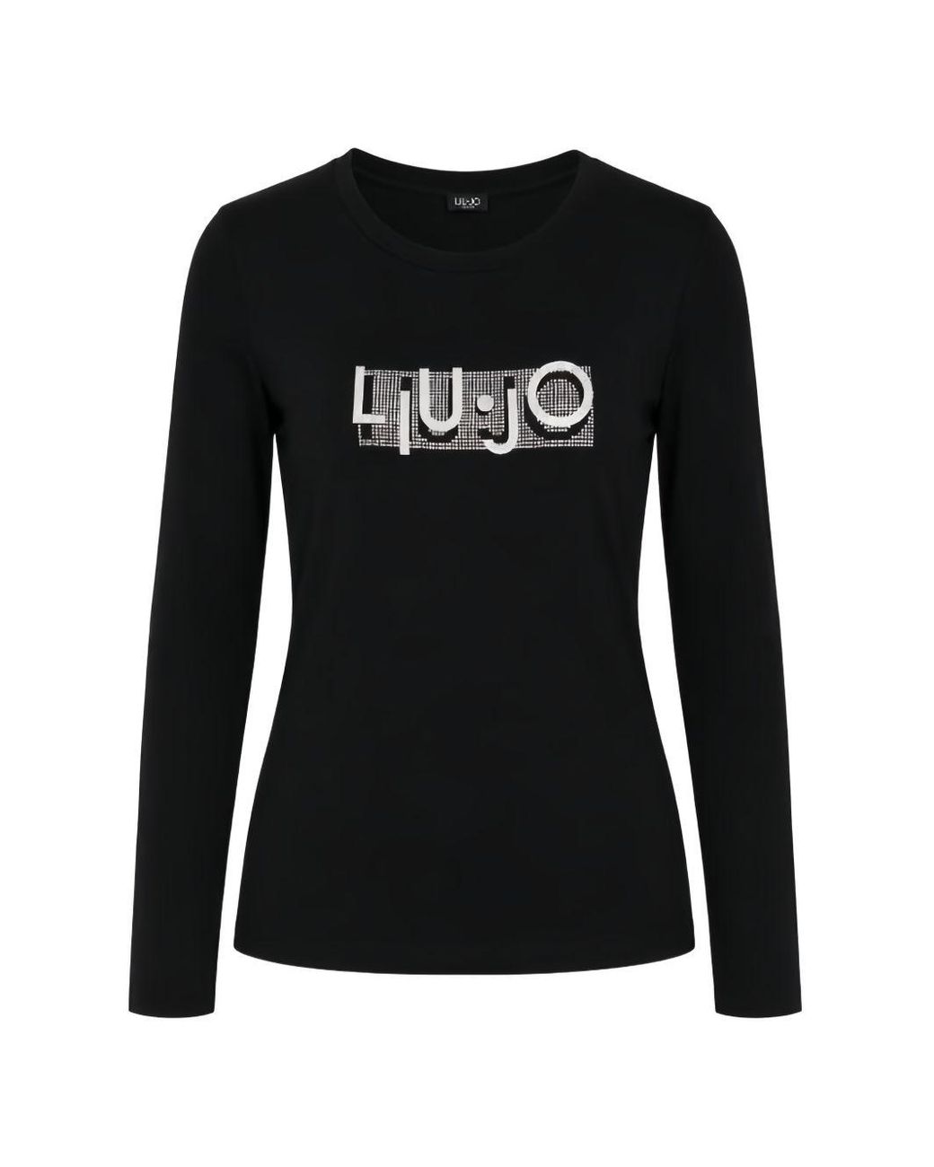 Liu Jo Black Cotton Elastane T Shirt