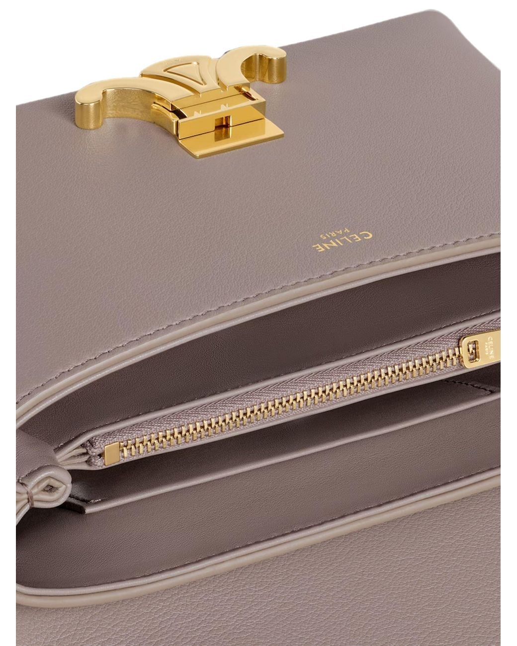 Céline Natural Pabble Teen Nino Calfskin Shoulder Bag