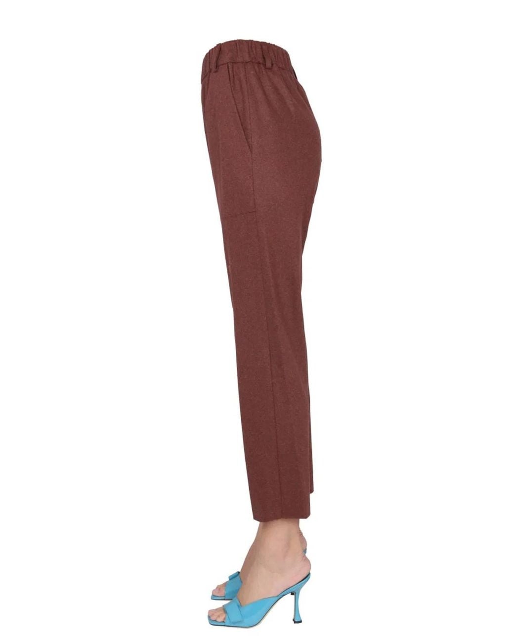 Alysi Red Cigarette Pants