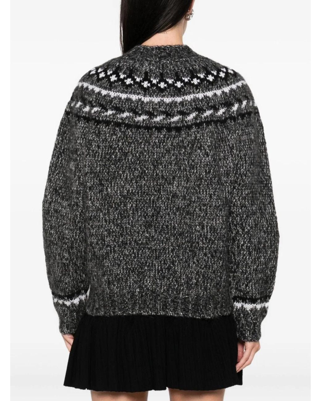 P.A.R.O.S.H. Black Alpaca Blend Sweaters
