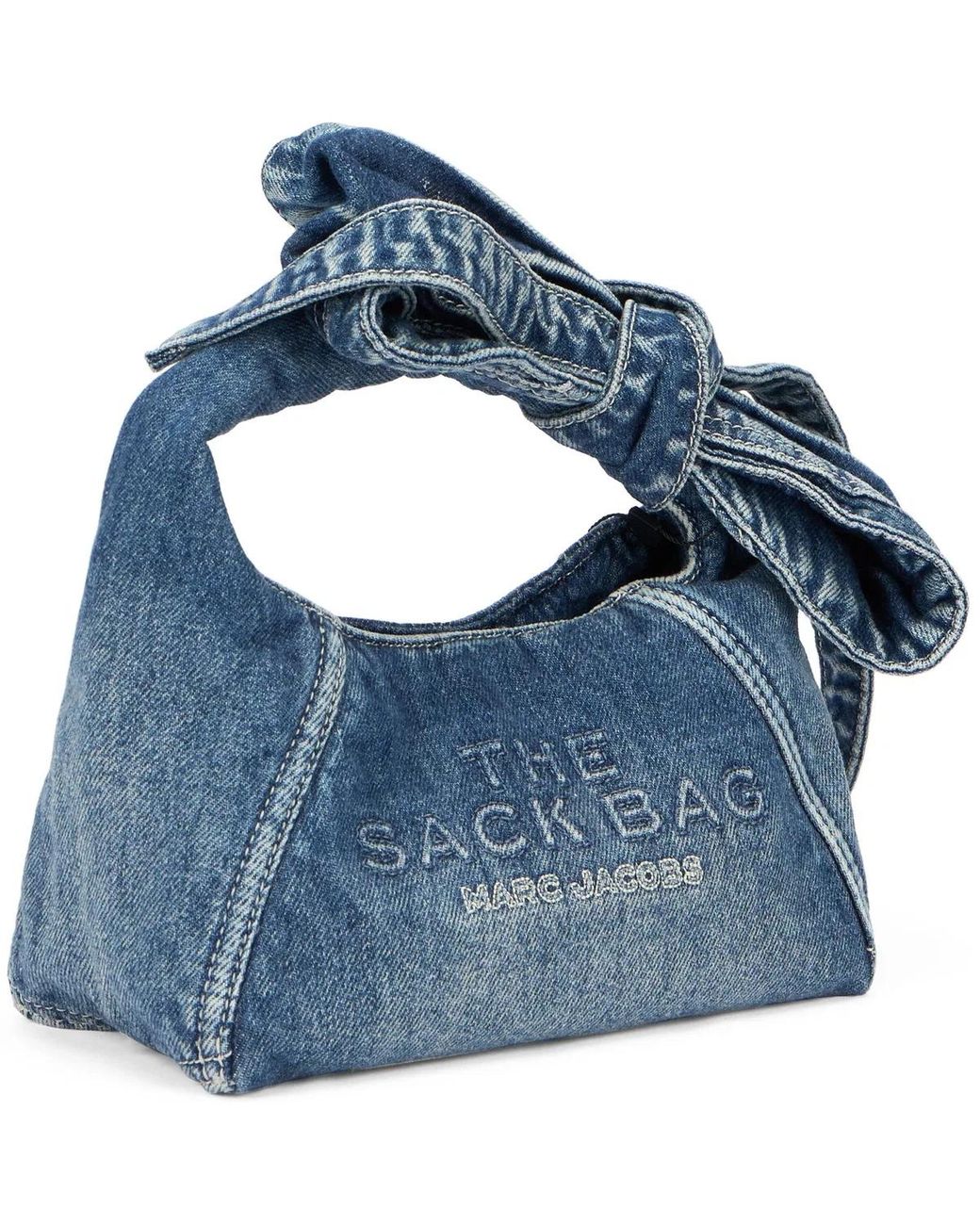 Marc Jacobs Blue Medium Wash The Mini Sack Bag
