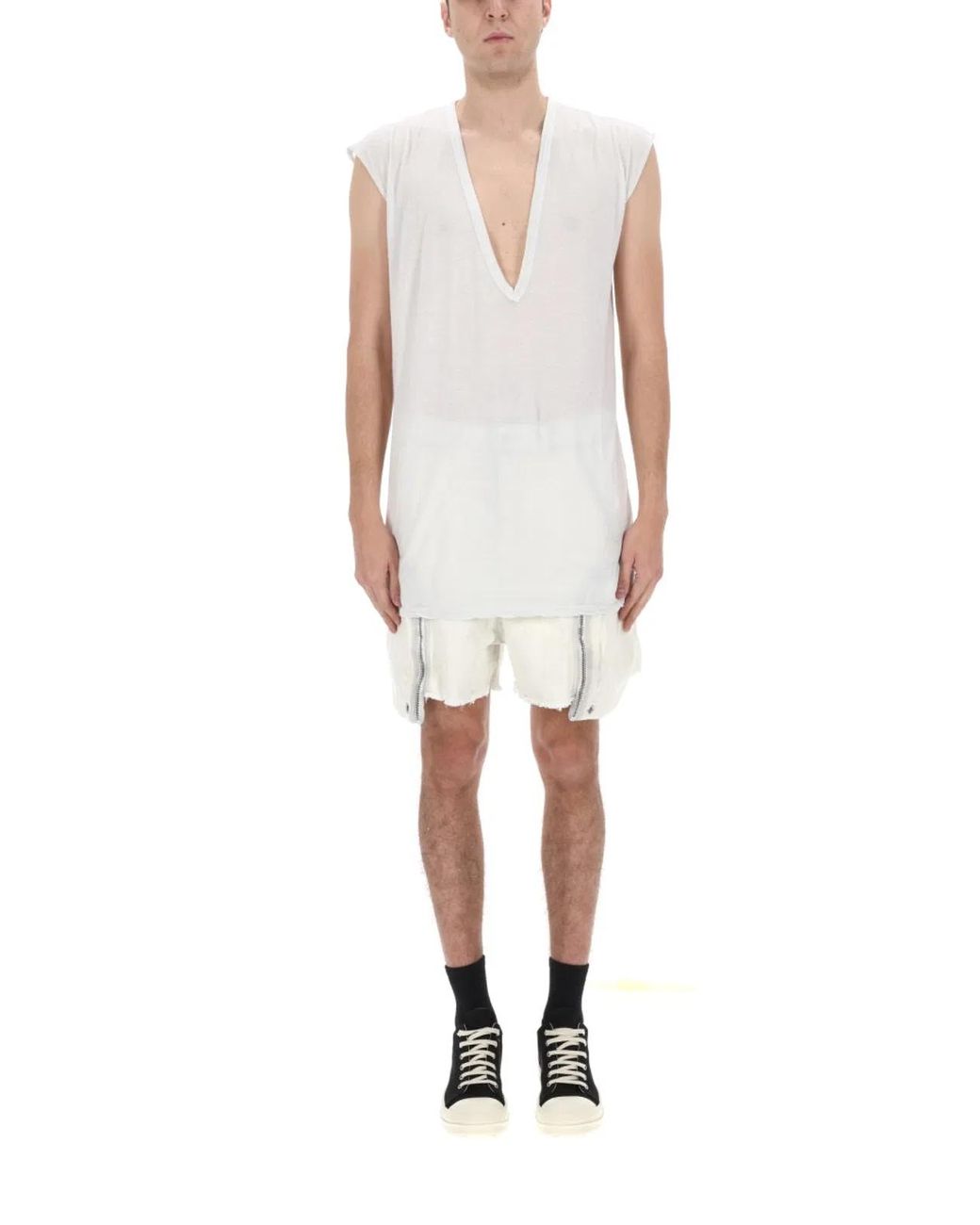 Rick Owens White Drkshdw Dylan T for men