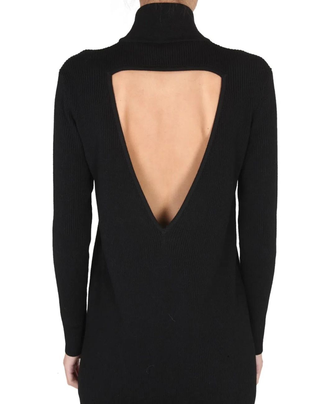 Bottega Veneta Black Knitted Dresses