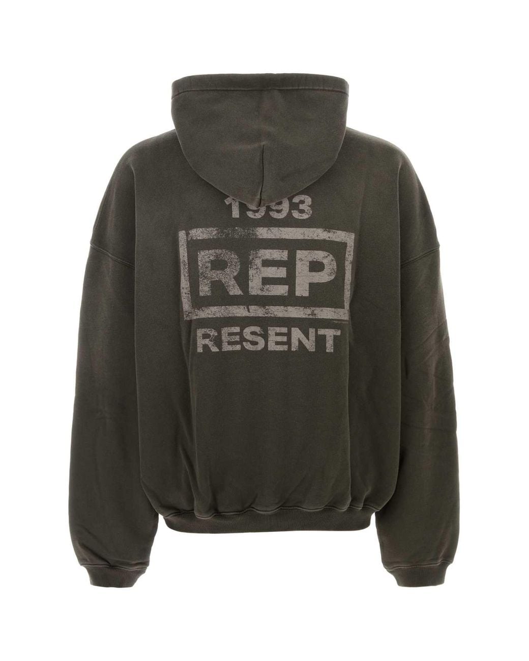 Represent Black Cotton Sweatshirt For for men