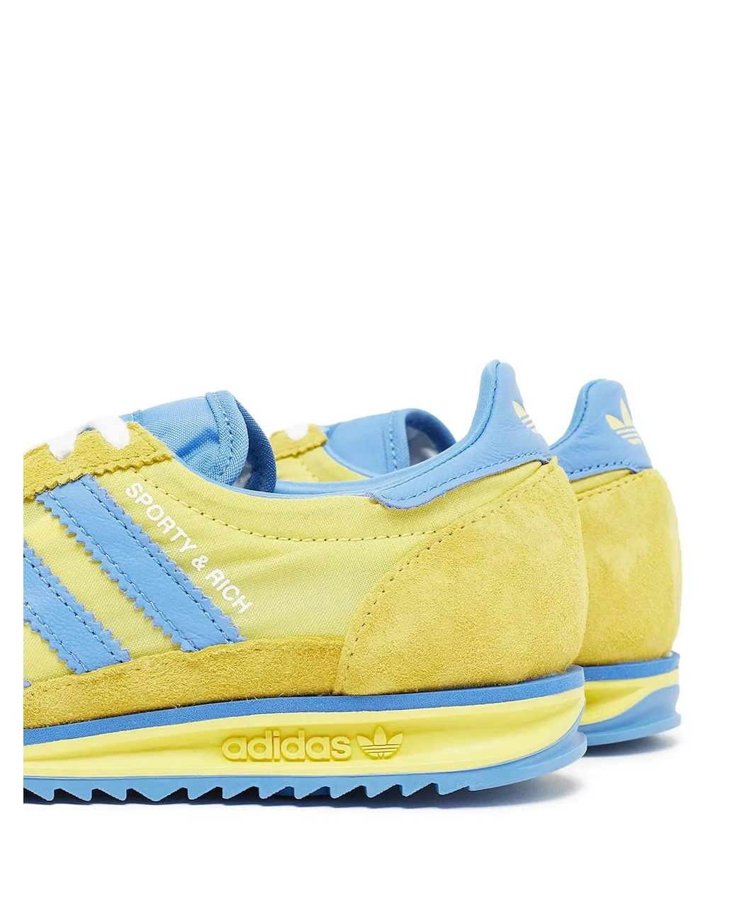 Adidas Yellow Sl72 X Sporty & Rich Sweden Pack Sneakers