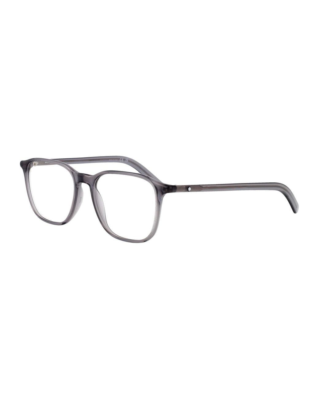 Montblanc Brown Transparent Recycled Injected Acetate Glasses