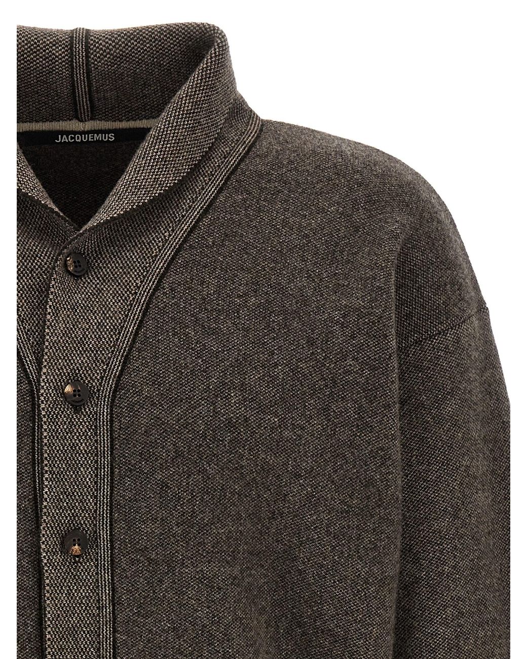 Jacquemus Gray 'Le Cardigan Pelota' Cardigan