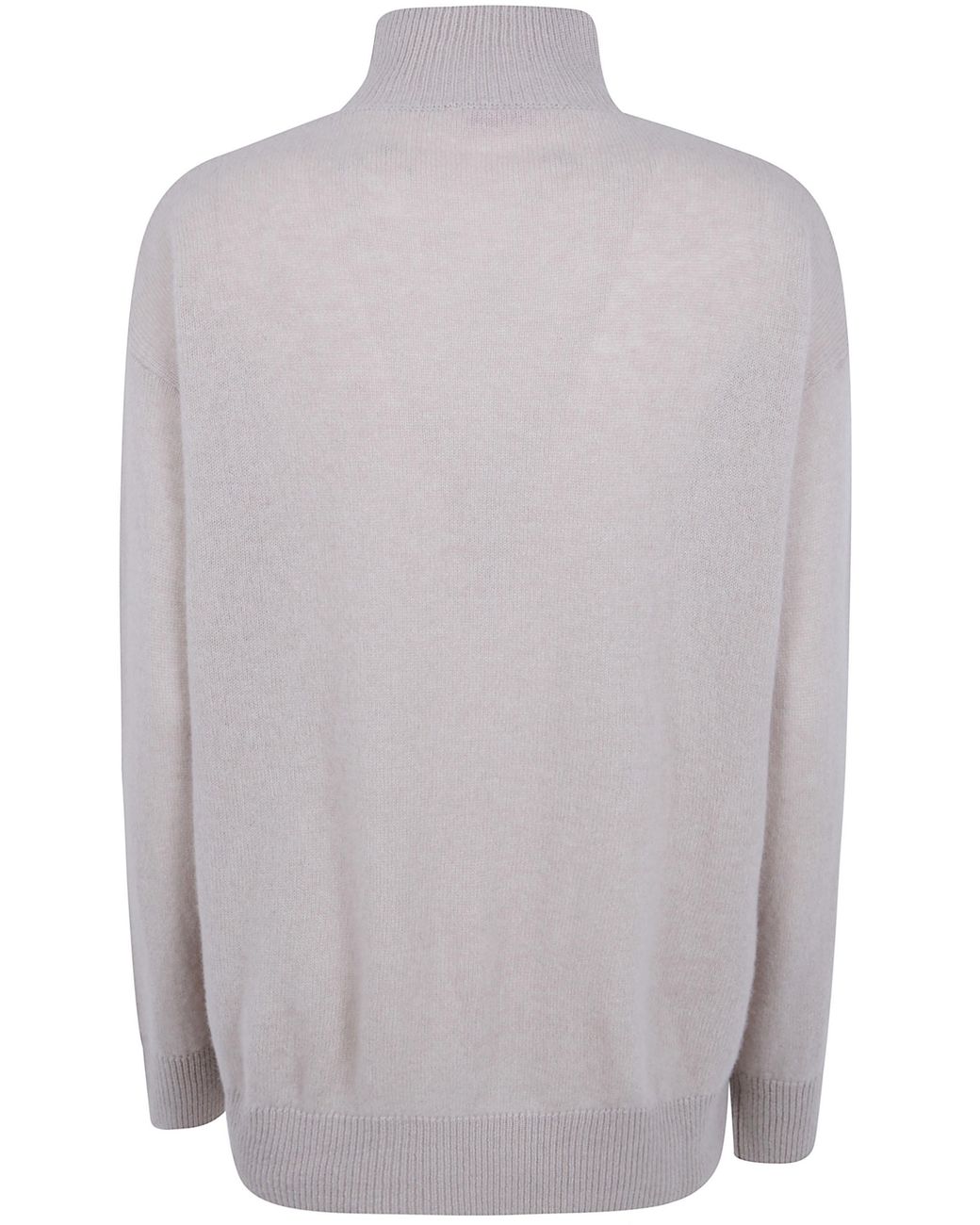 Rossopuro Gray Long Sleeved Turtle Neck Over Sweater
