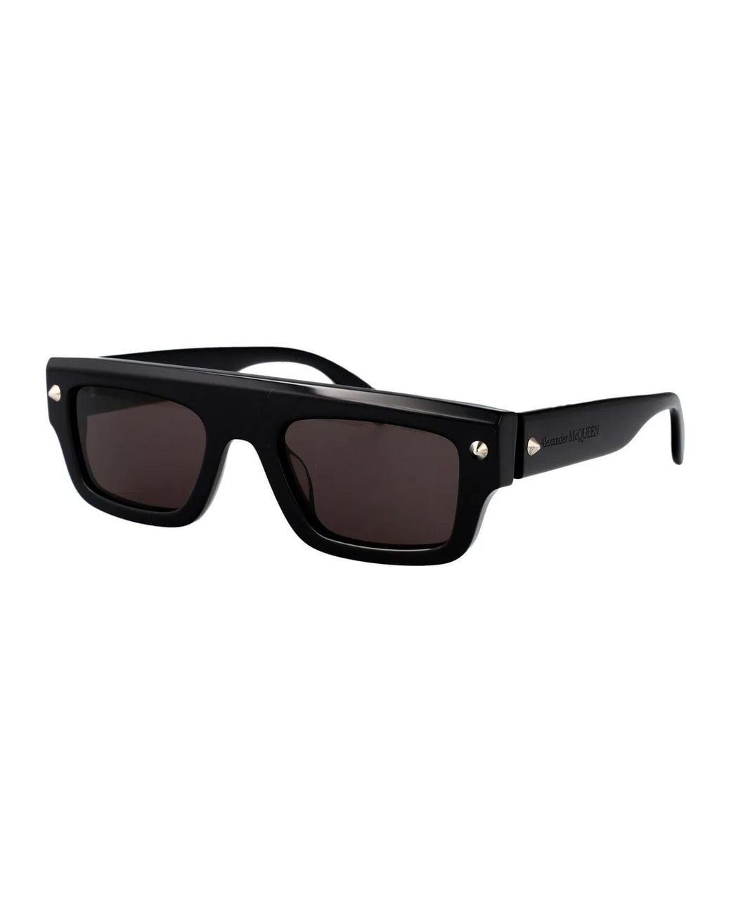 McQueen Black Acetate Sunglasses