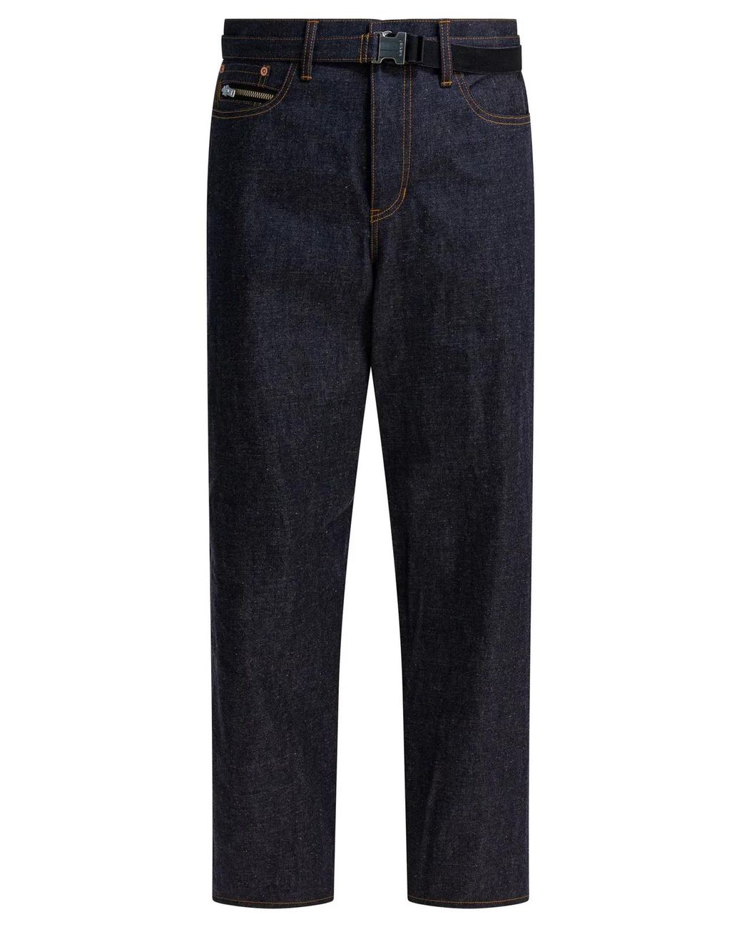 Sacai Blue Relaxed Fit Jeans for men