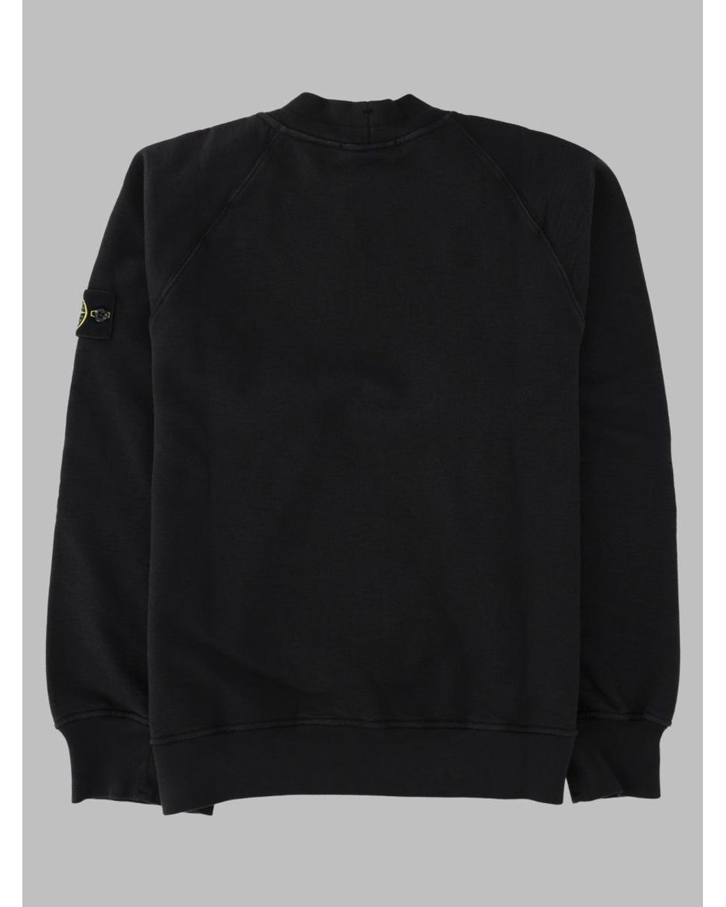 Stone Island Black Cotton Sweatshirt Made for men