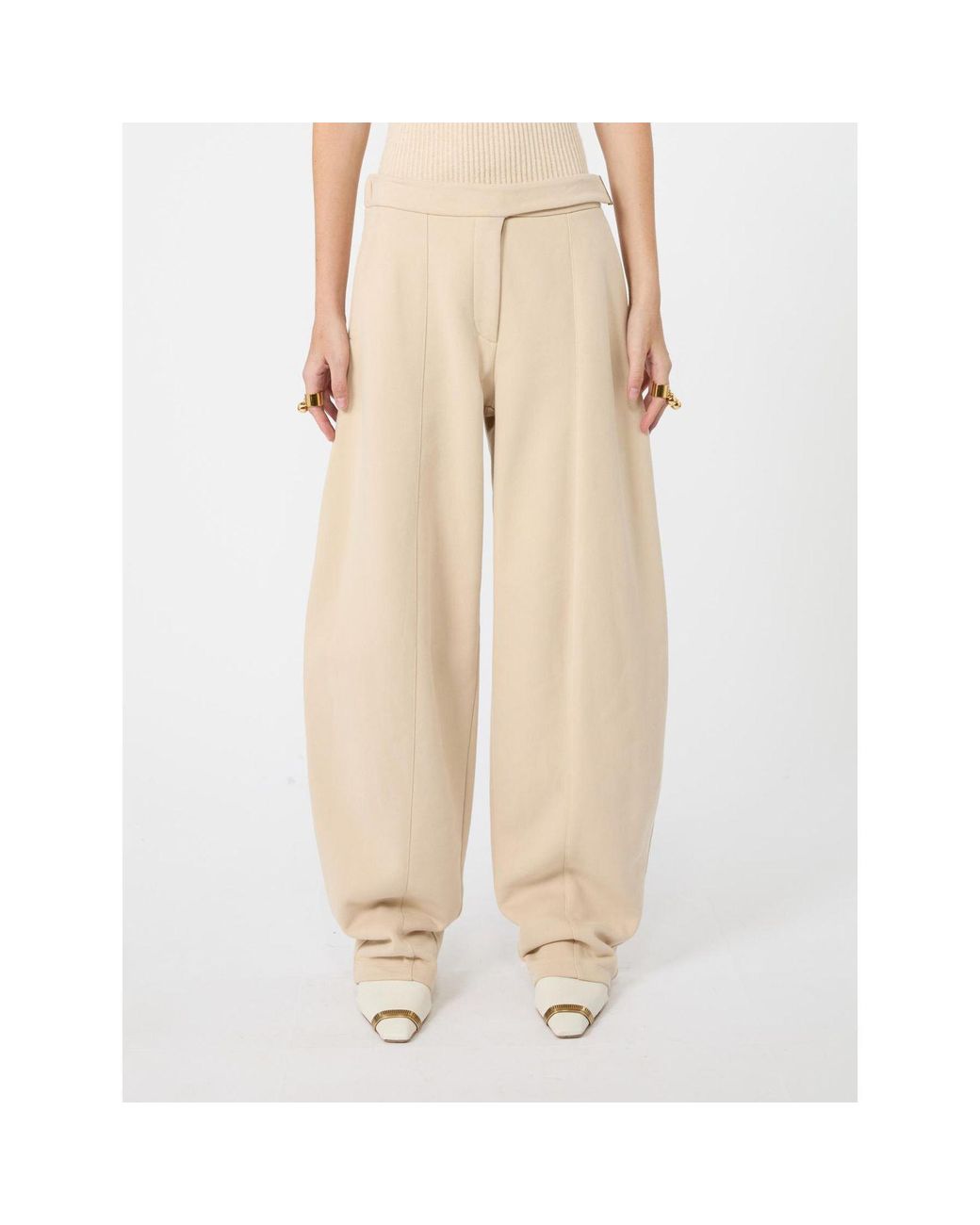 Max Mara Natural Spxhobby Jersey Trouser