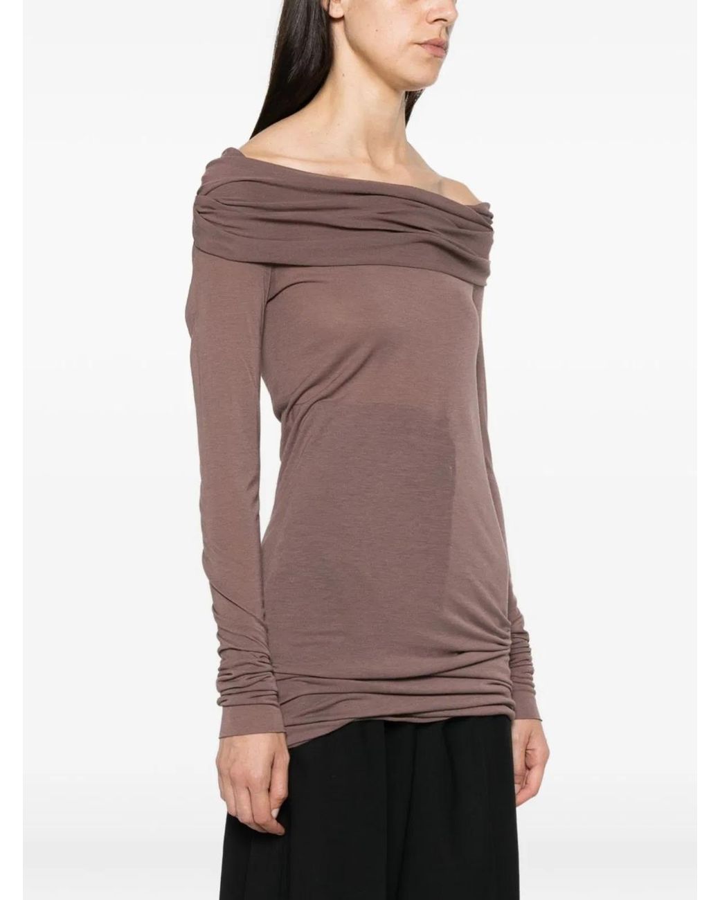 Rick Owens Purple T-Shirts And Polos