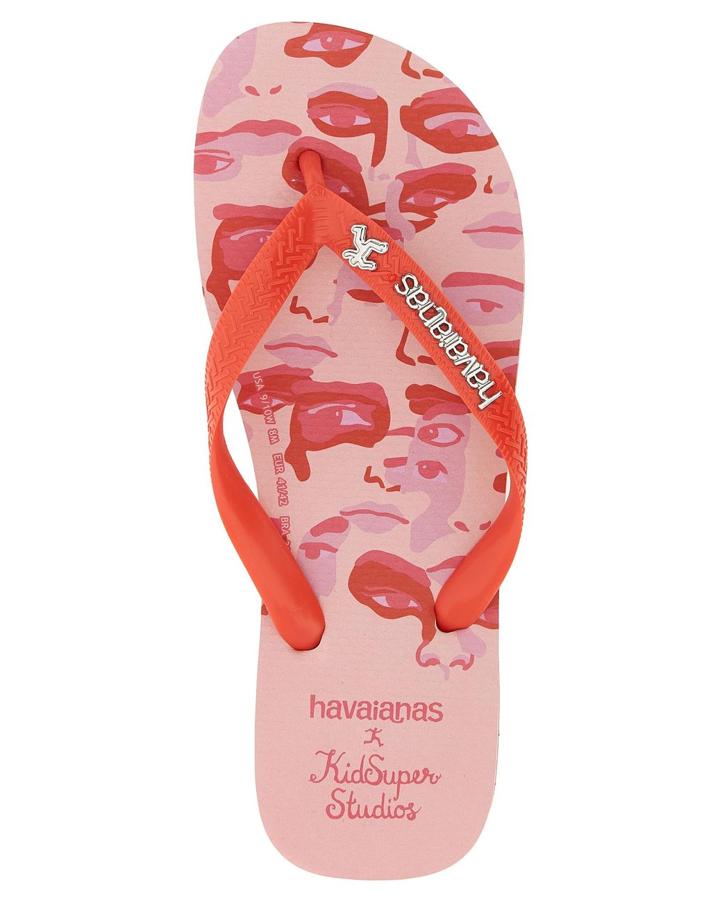 Havaianas Pink X Kidsuper 'Top Camo' Flip Flops for men