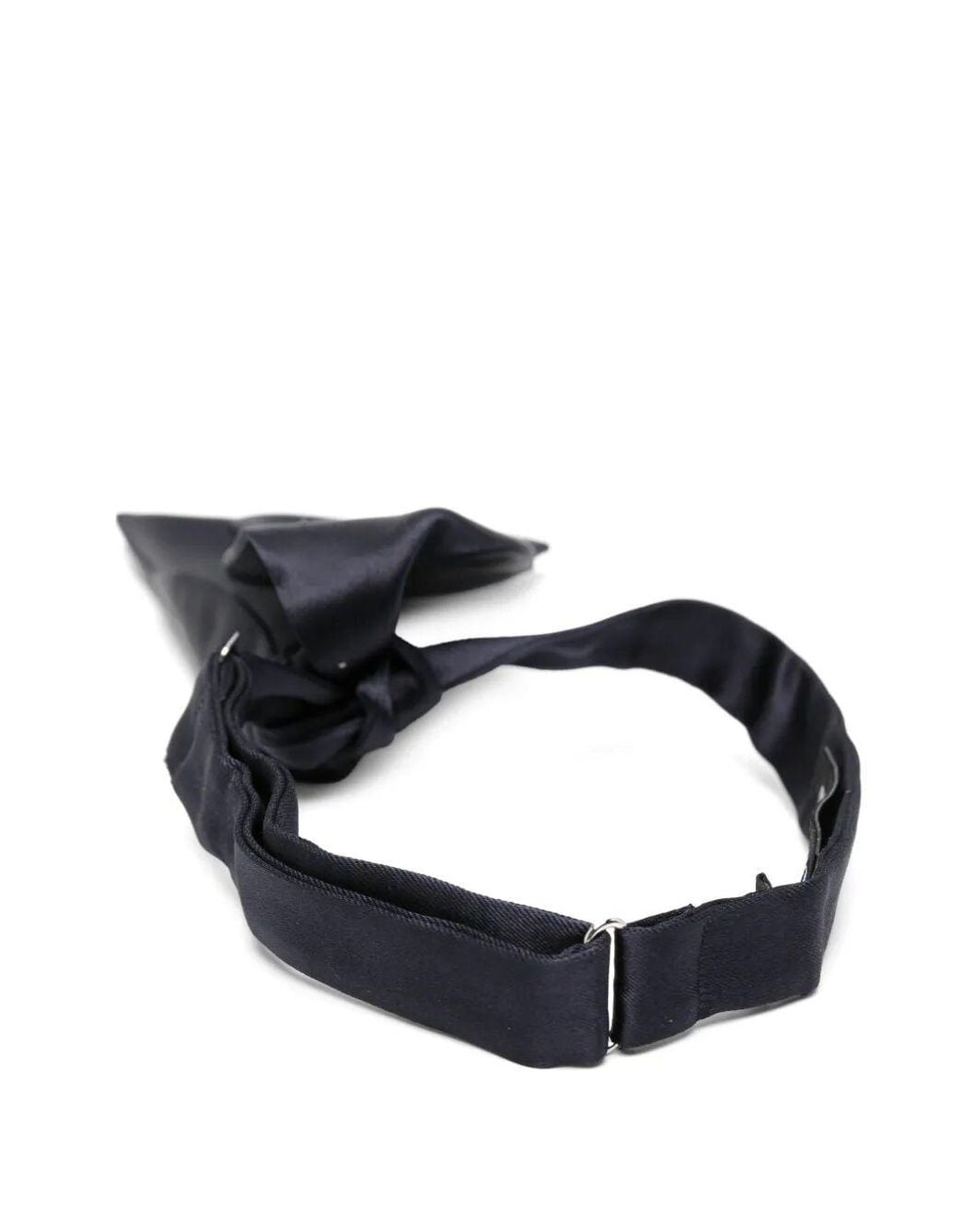 Giorgio Armani Black Woven Bow Tie for men
