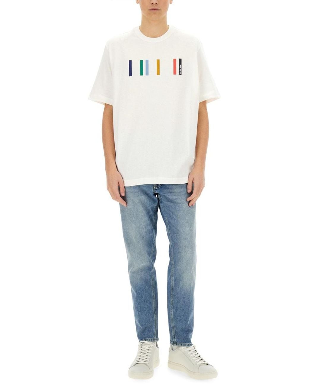Paul Smith White Regular Fit T-Shirt for men
