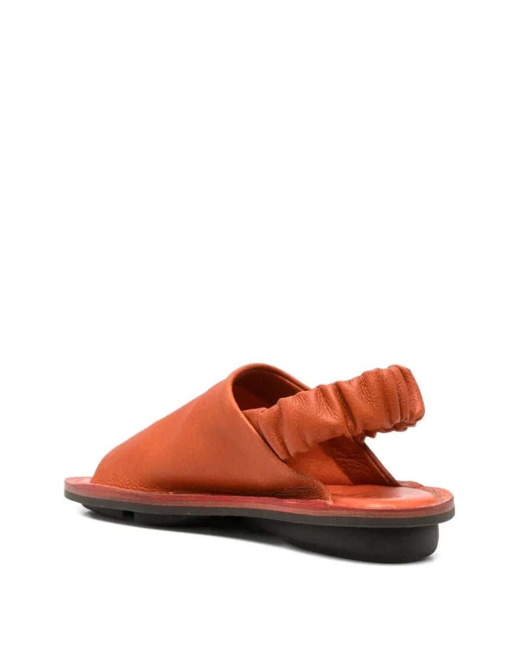 Trippen Red "Nudge" Flat Sandals