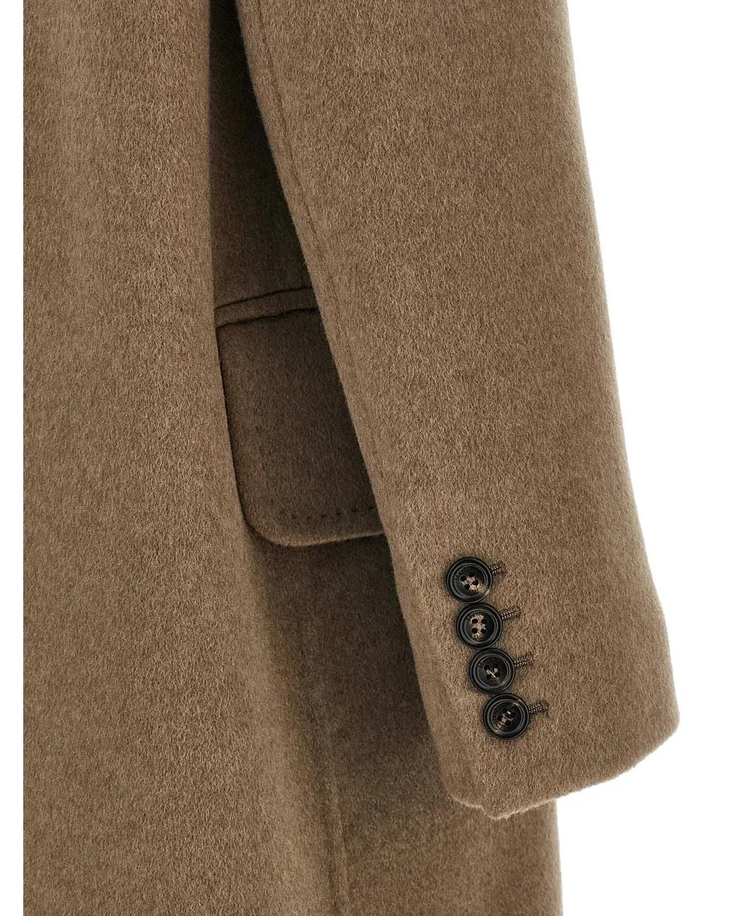Max Mara Natural 'Armonia1234' Long Coat
