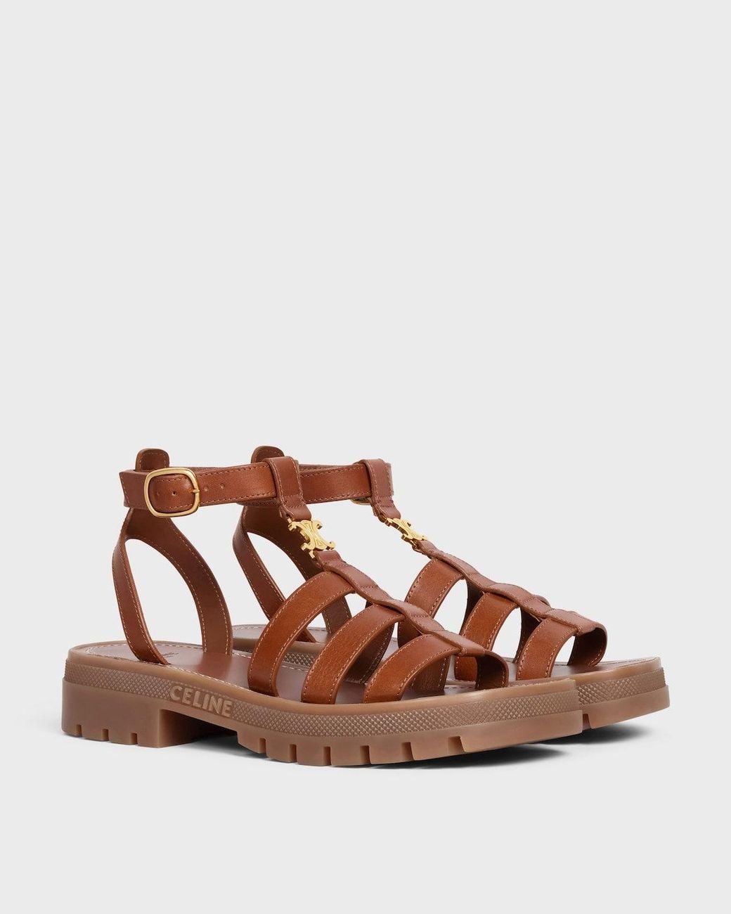 Céline Brown Triomphe Gladiator Chunky Sand