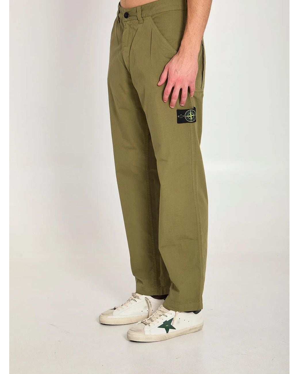 Stone Island Green 3100008 Trousers for men