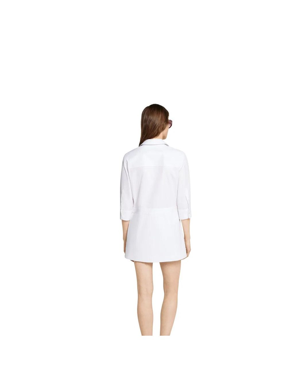Gucci White Cotton Dress
