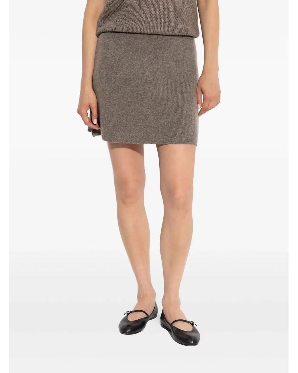Lisa Yang Brown Clare Skirt