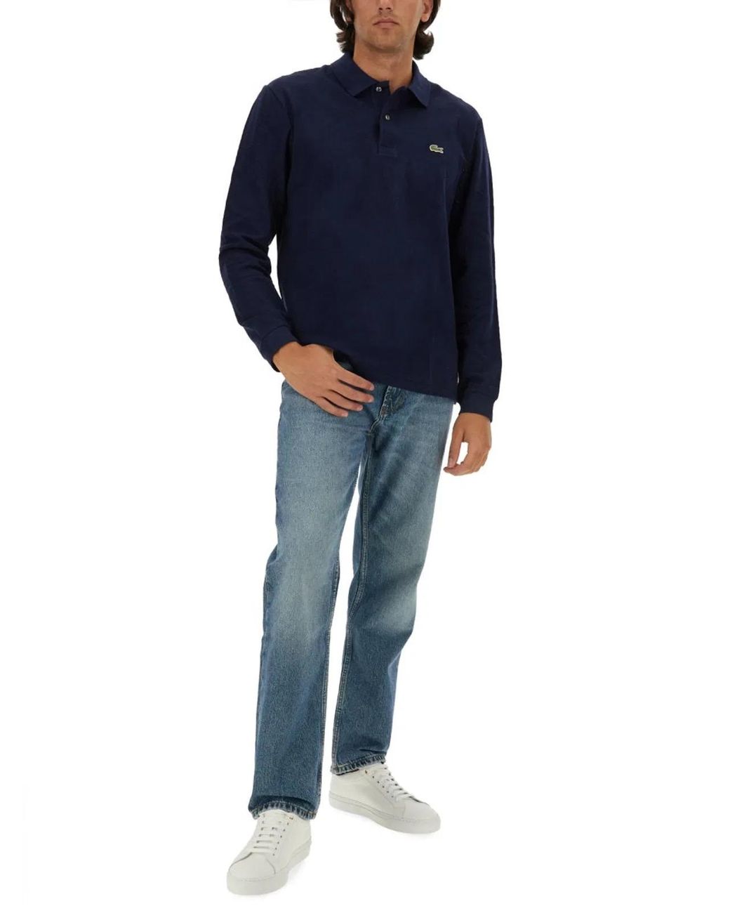 Lacoste Blue Polo With Logo for men