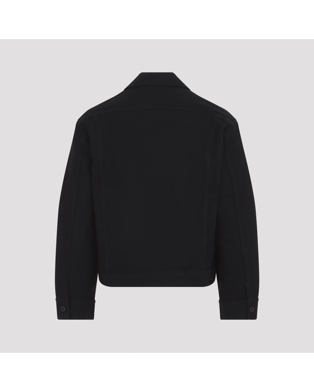 Studio Nicholson Black Derby Cropped Jacket for men