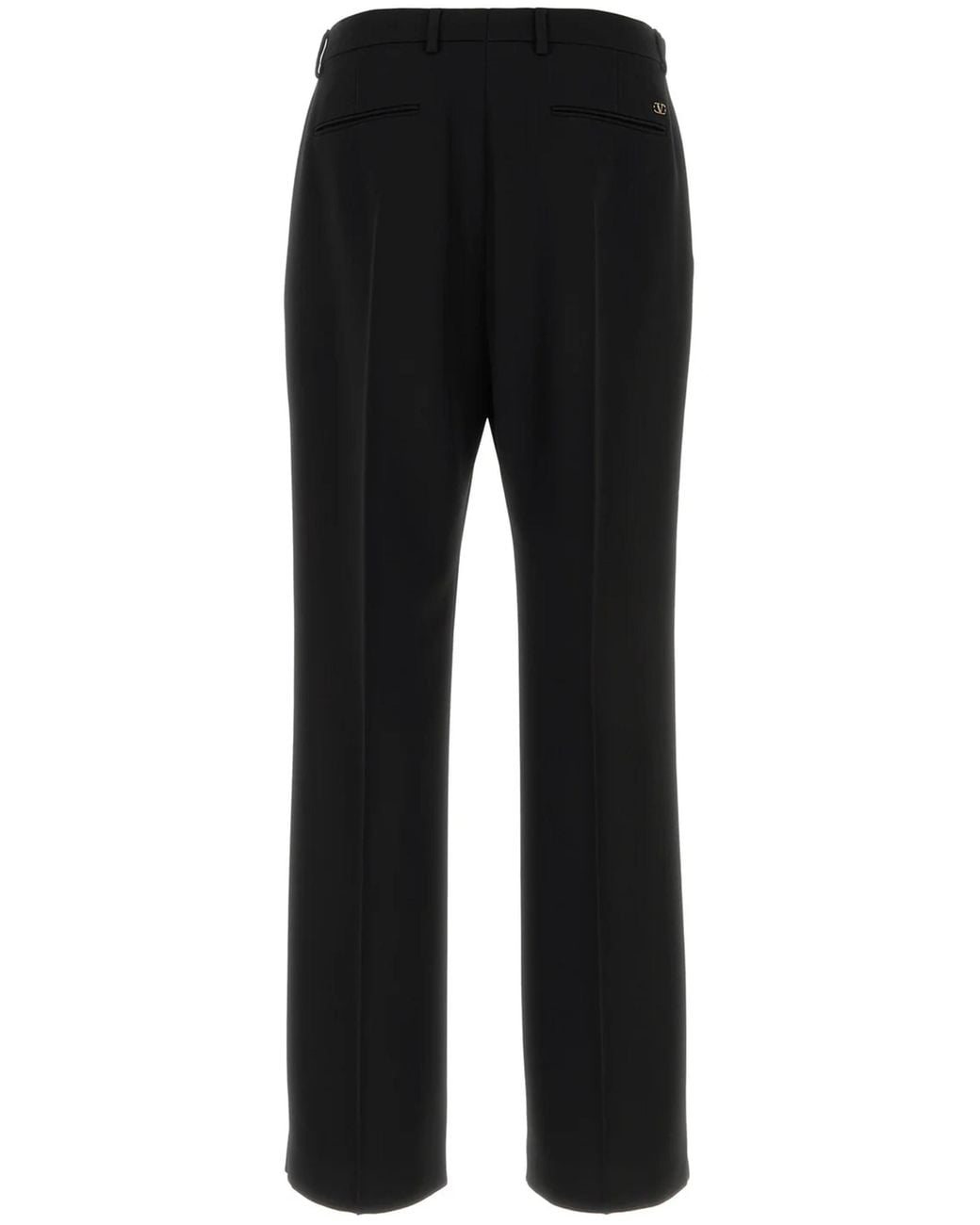 Valentino Black Virgin Wool Pants for men