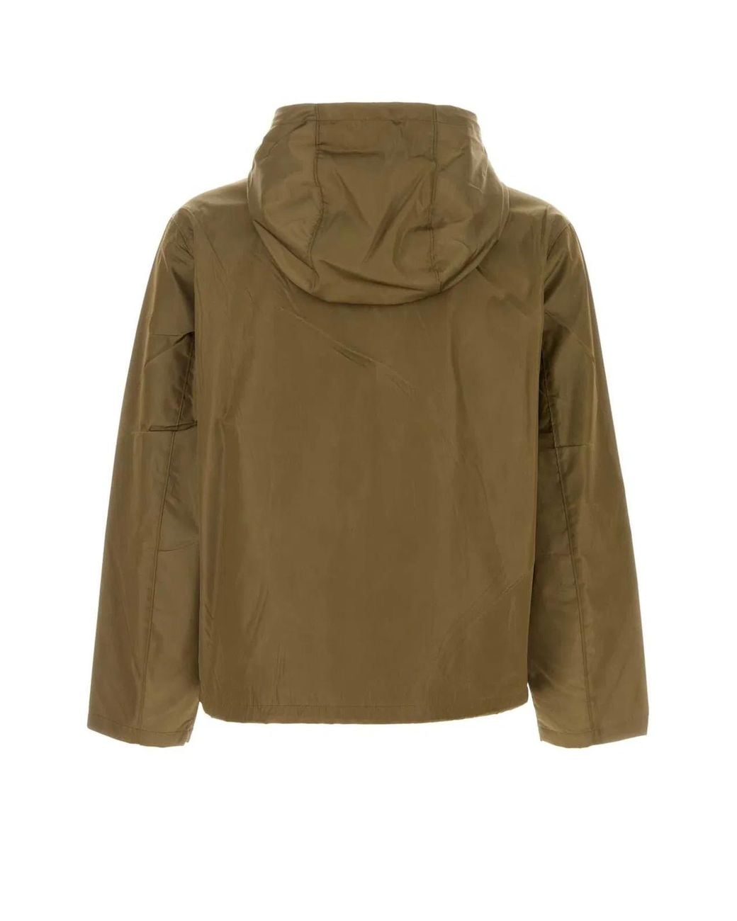 Prada Green Logo Hood Jacket