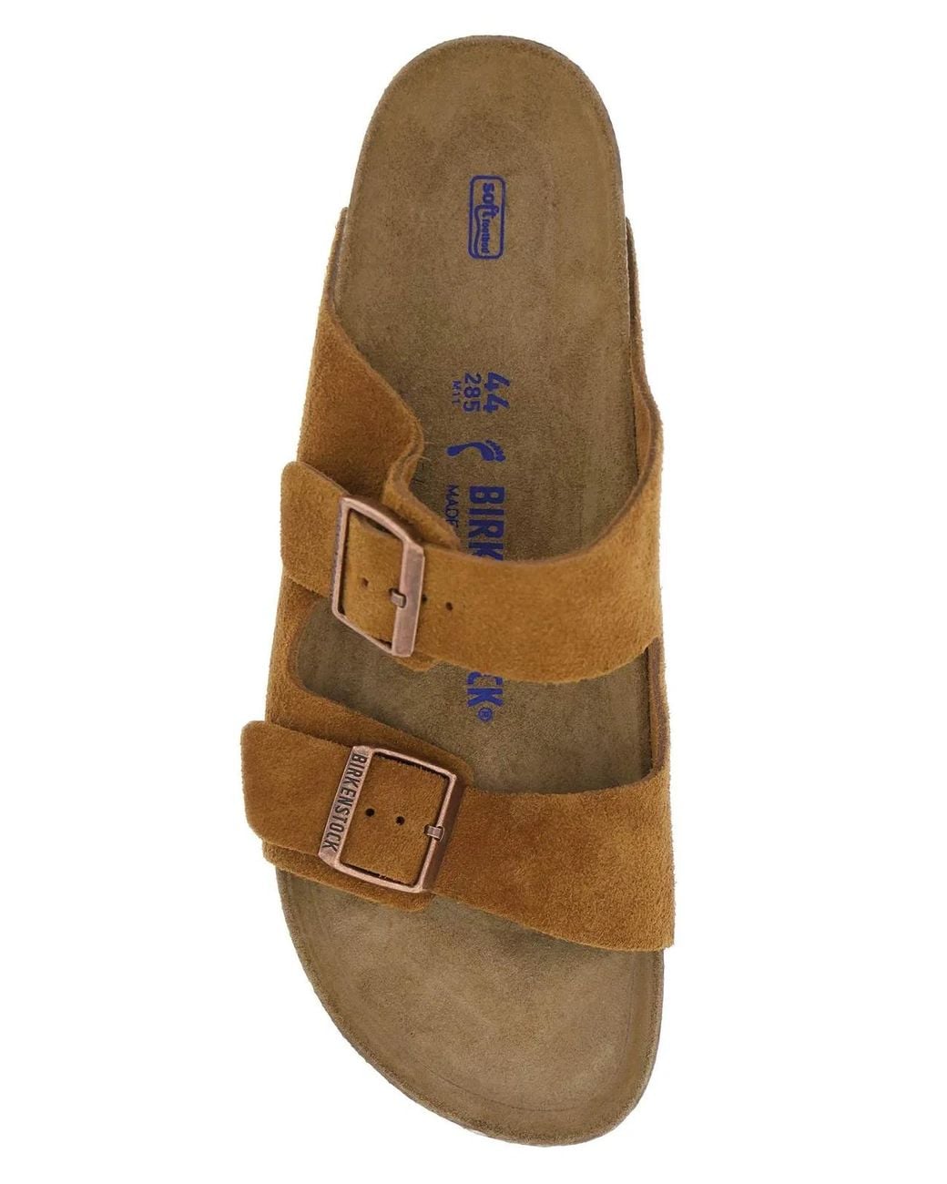Birkenstock Brown Arizona Suede Sandals for men