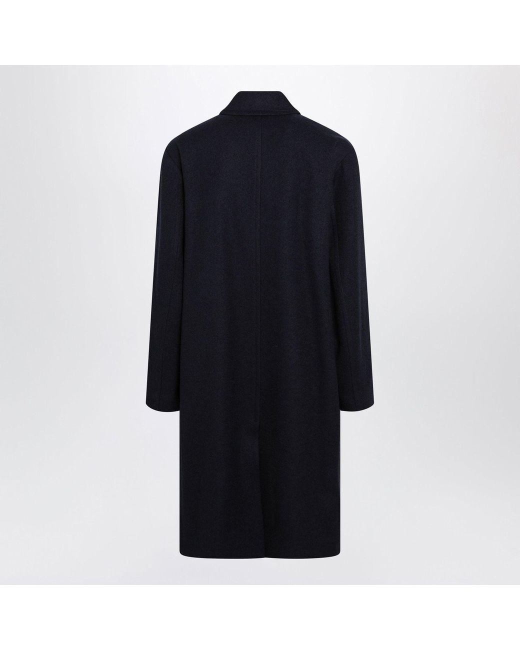 Dries Van Noten Blue Singlebreasted Wool Coat for men