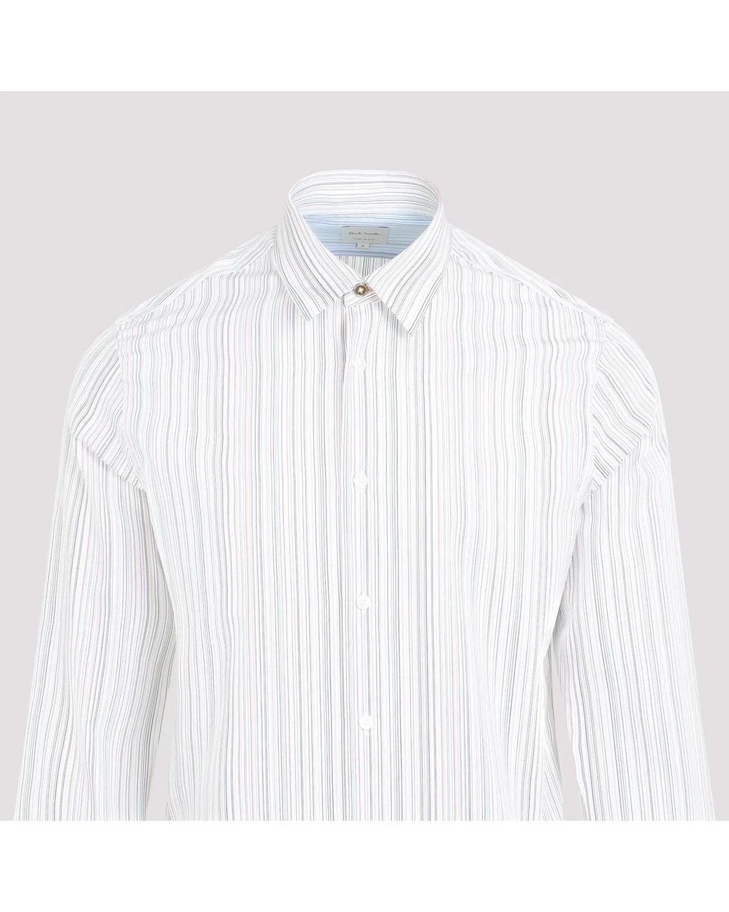 Paul Smith White Sc Slim Fit Shirt for men