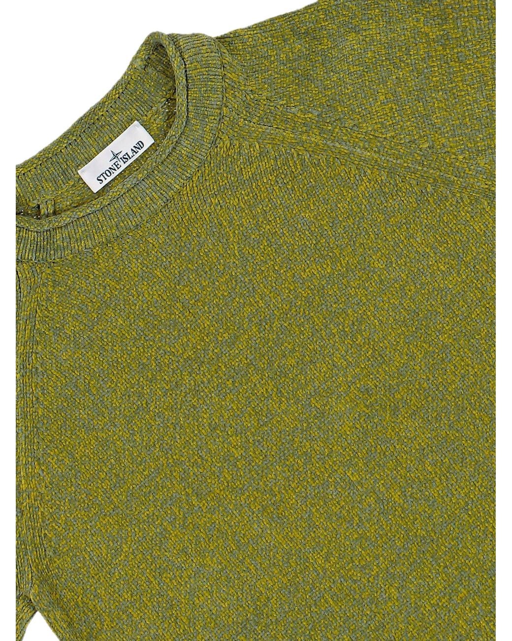 Stone Island Green Crew Neck for men