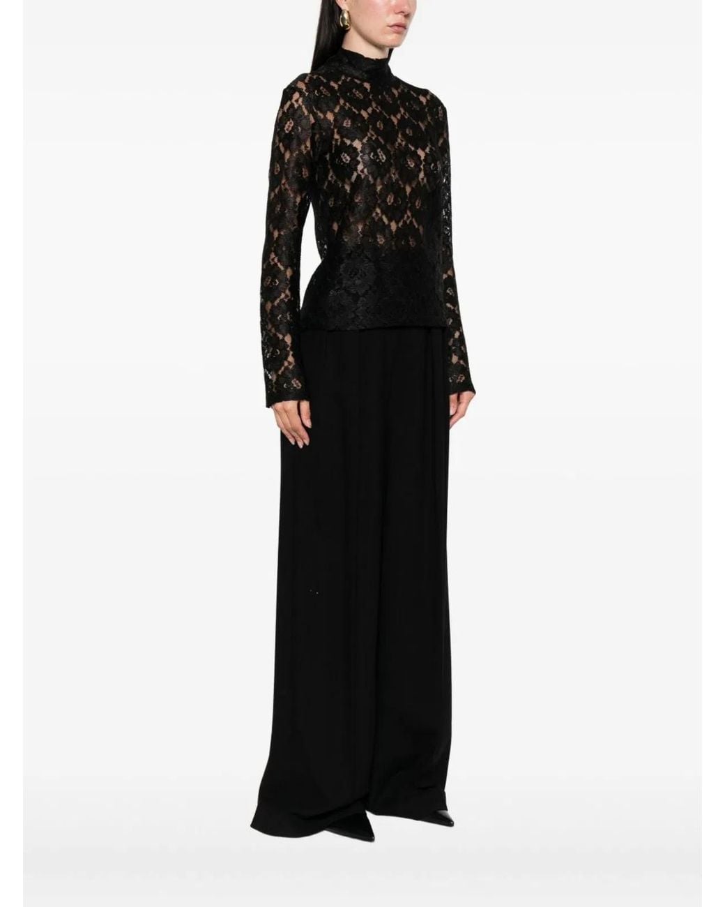 Rohe Black Lace Top