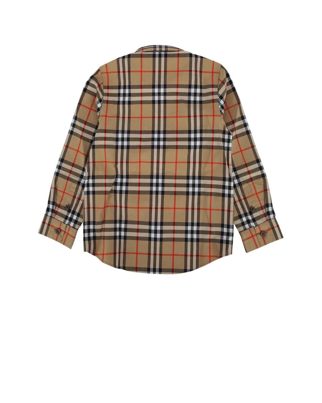 Burberry Natural Jr C:Kb5 Owen Ls Chk E:170626:B9368
