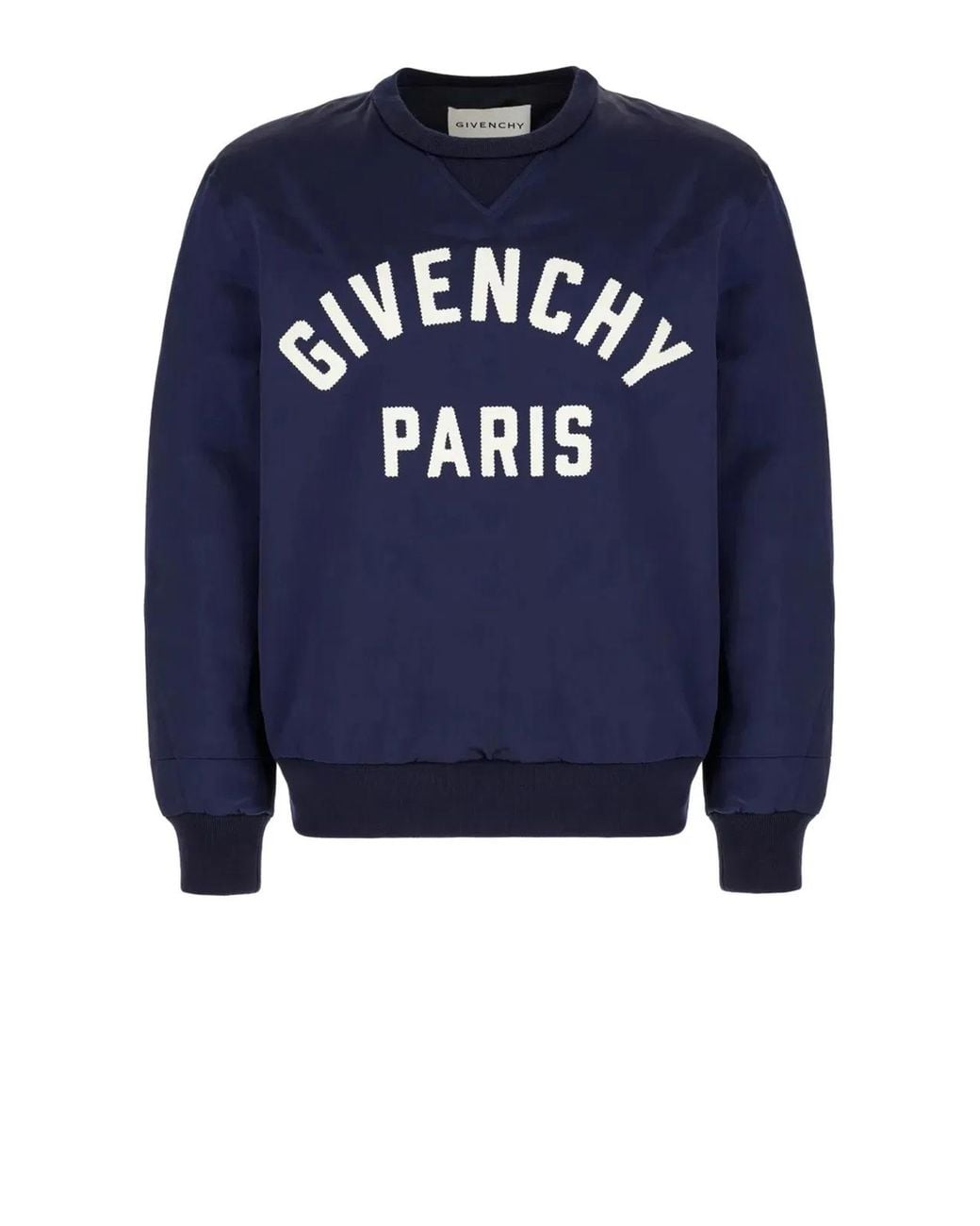 Givenchy Blue Cotton Acetate Sweaters for men