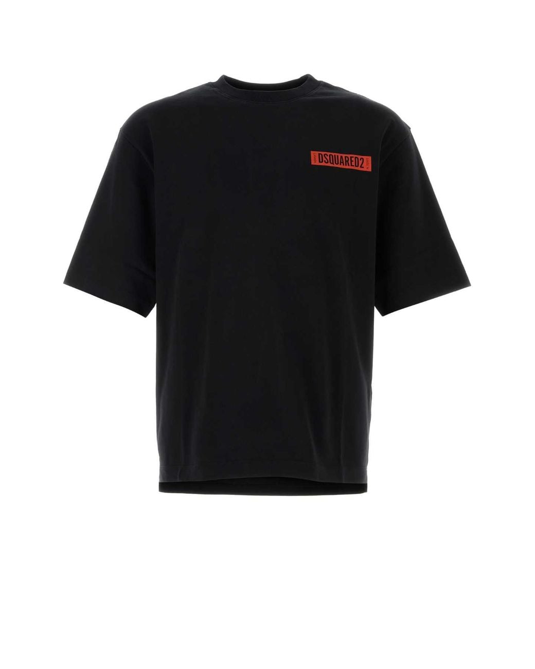 DSquared² Black Dsquared Cotton T-Shirt for men