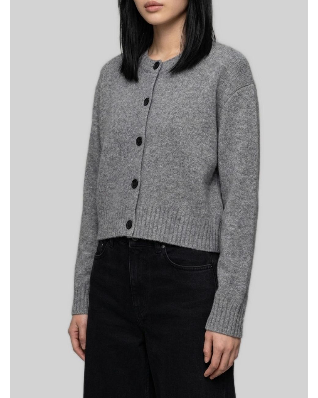 Loulou de Saison Gray Anthracite Remus Cardigan