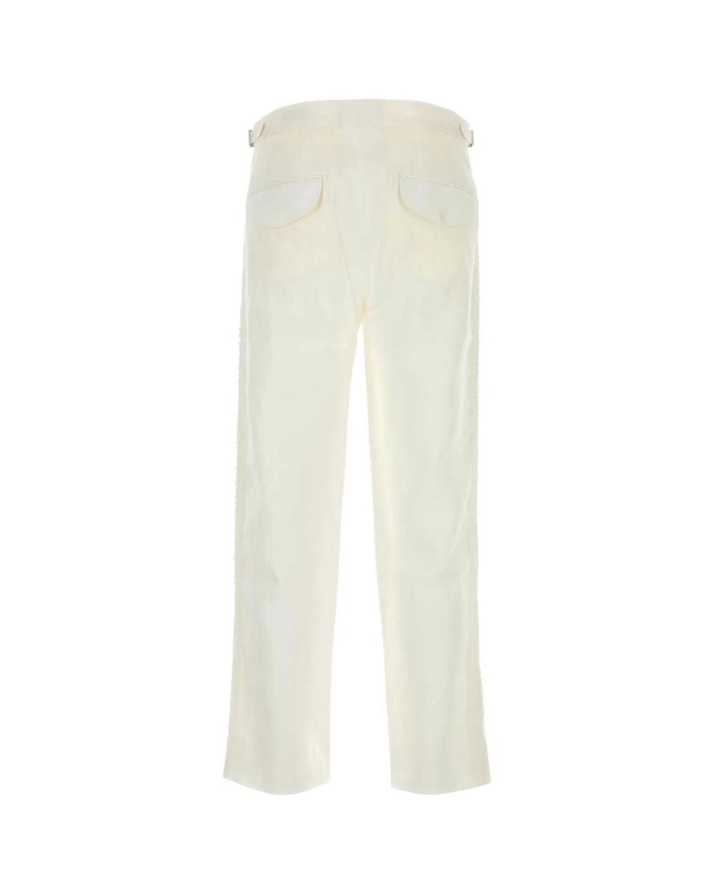 Bode White Linen Salt Pant for men