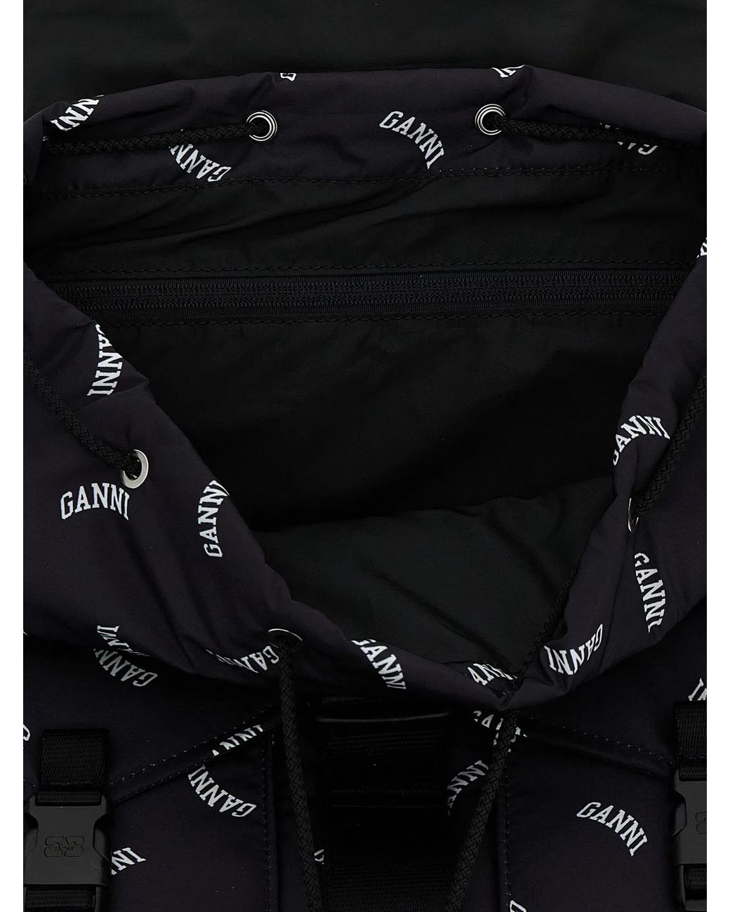 Ganni Black 'Re-Tech' Backpack