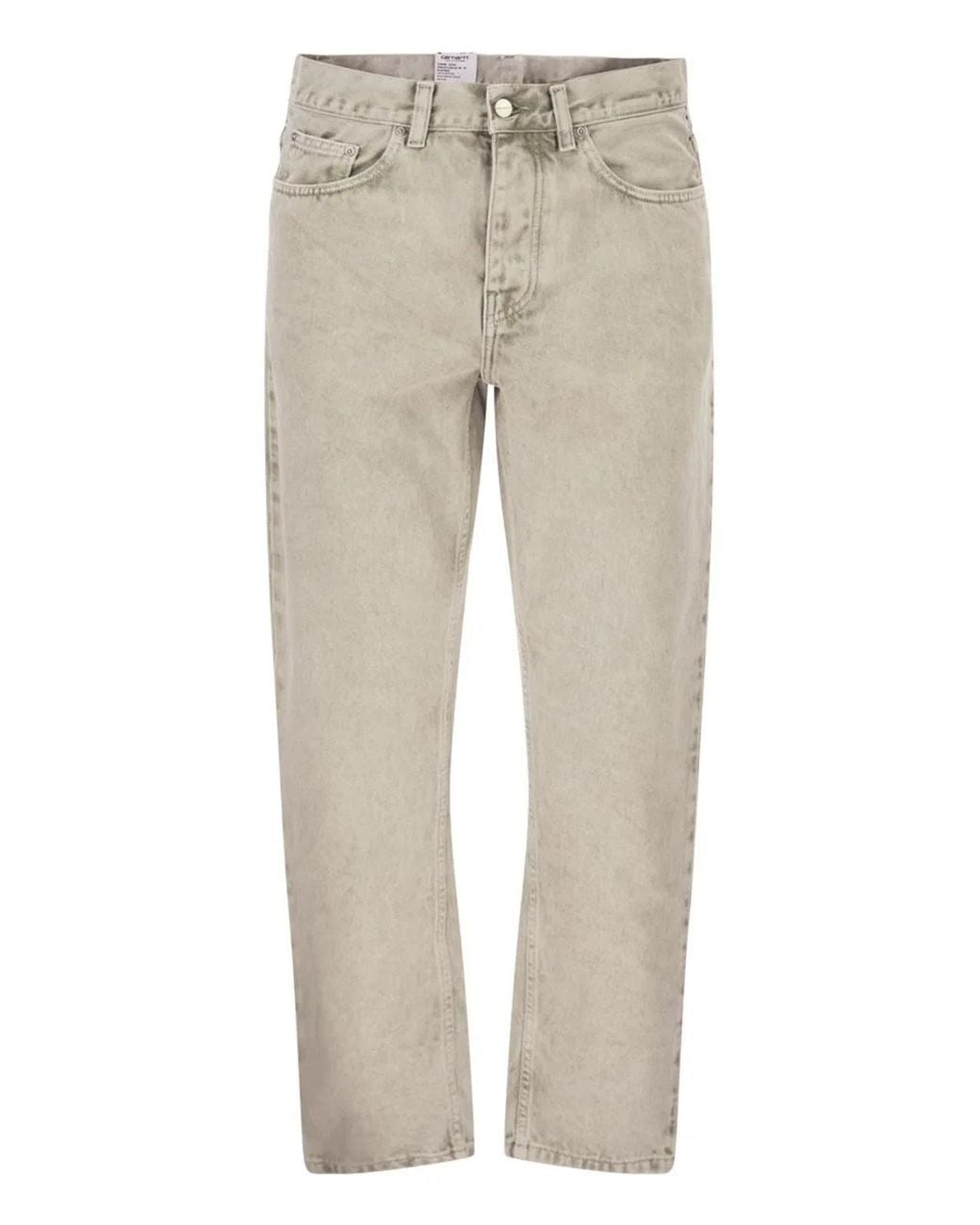 Carhartt Natural 5-Pocket Denim Trousers