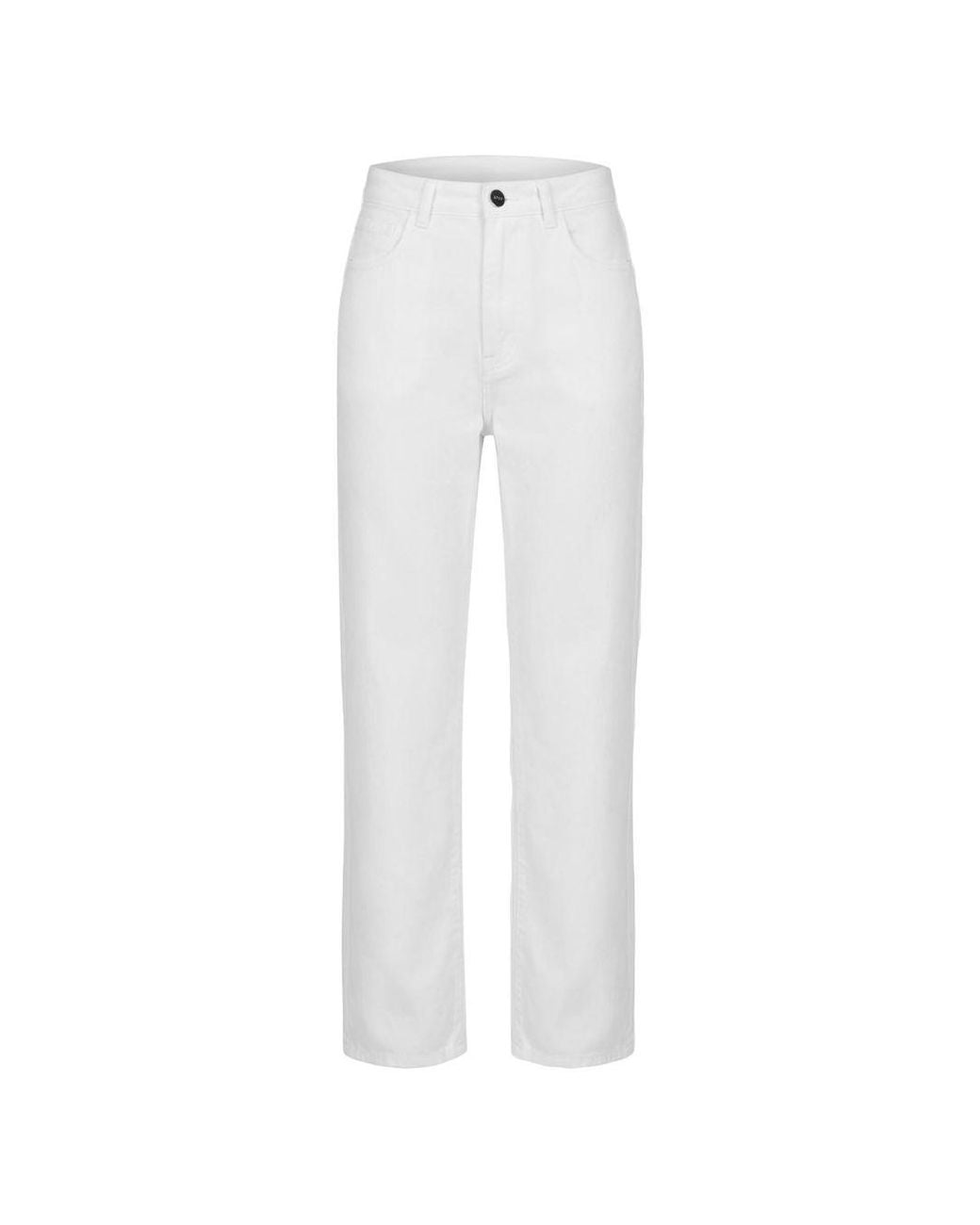 Rohe White Rohe Optic Cotton Trousers