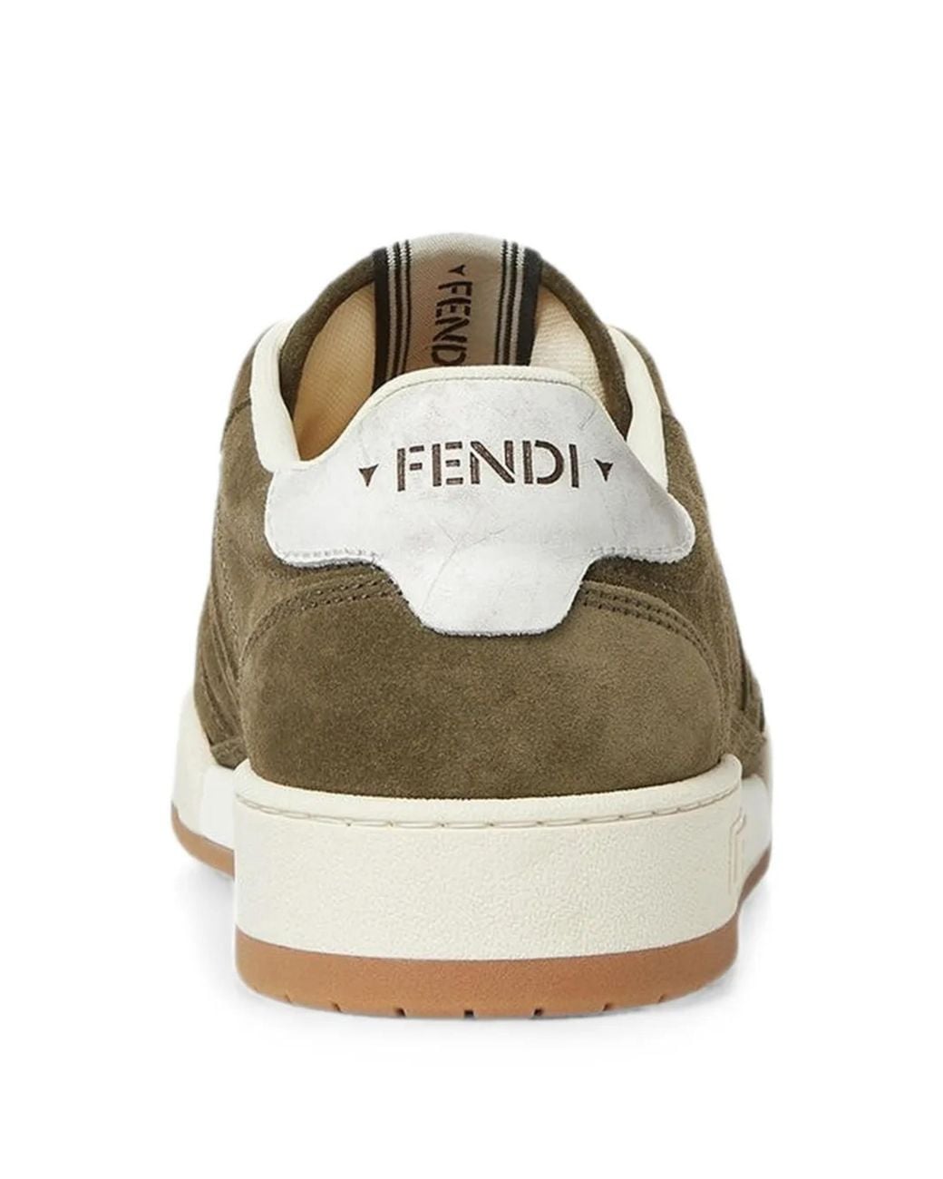 Fendi Green Match Crosta Vitello St Logo for men