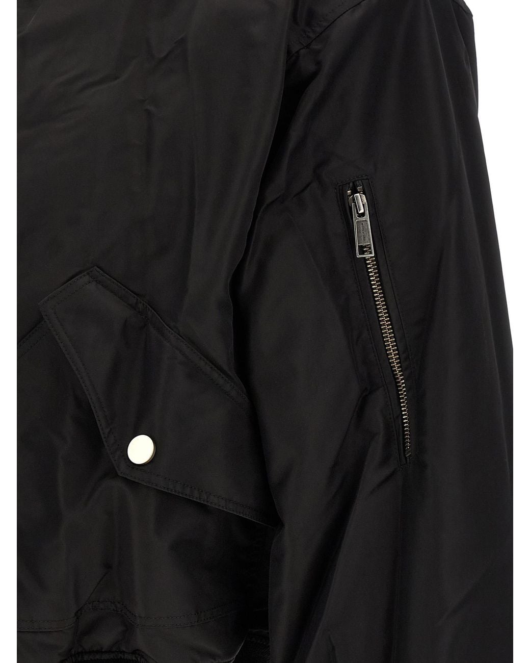 Entire studios Black 'Echo' Bomber Jacket for men