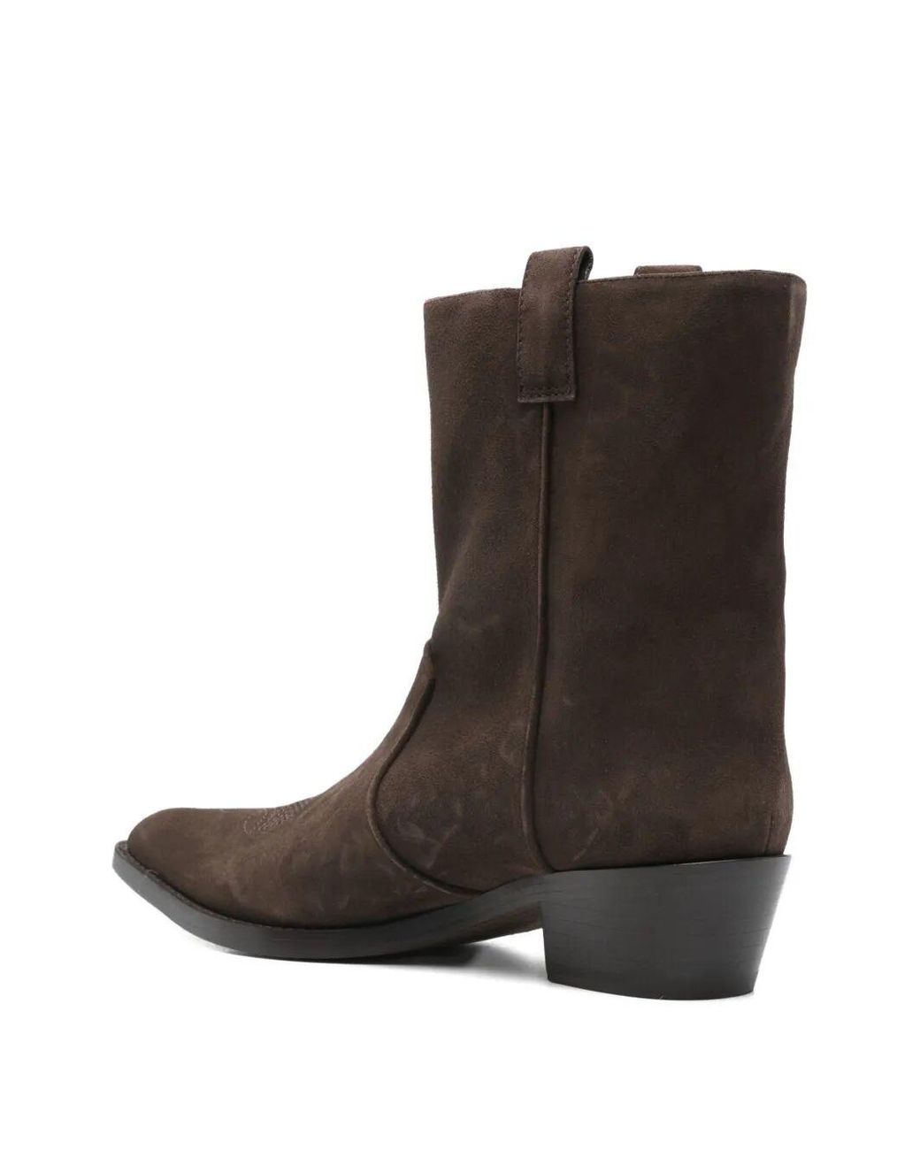 Khaite Brown Clive Ankle Boot 35