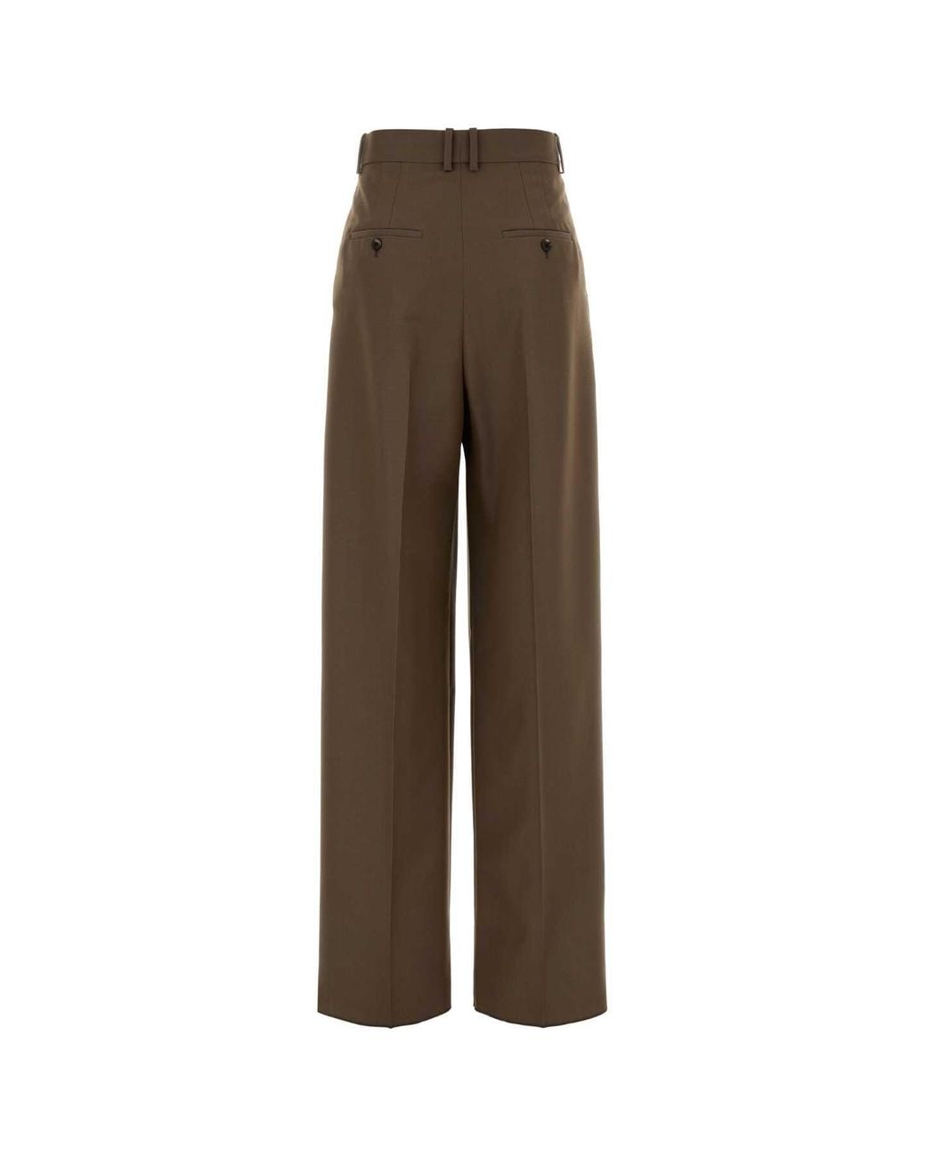 Saint Laurent Brown Pantalone Sartoriale