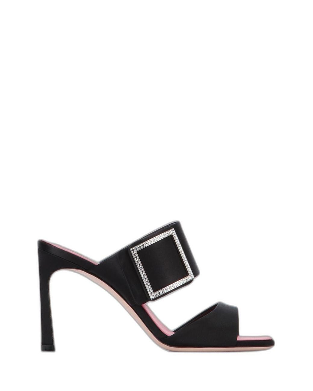 Roger Vivier Black Trompette Mules Sandals